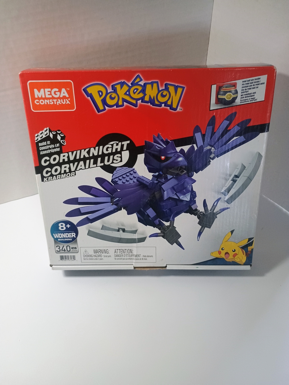 Mega Construx Pokémon Corviknight Building Set - Purple